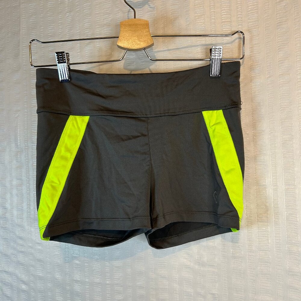 Gray Spandex Shorts Kids (Girls) Sz Medium